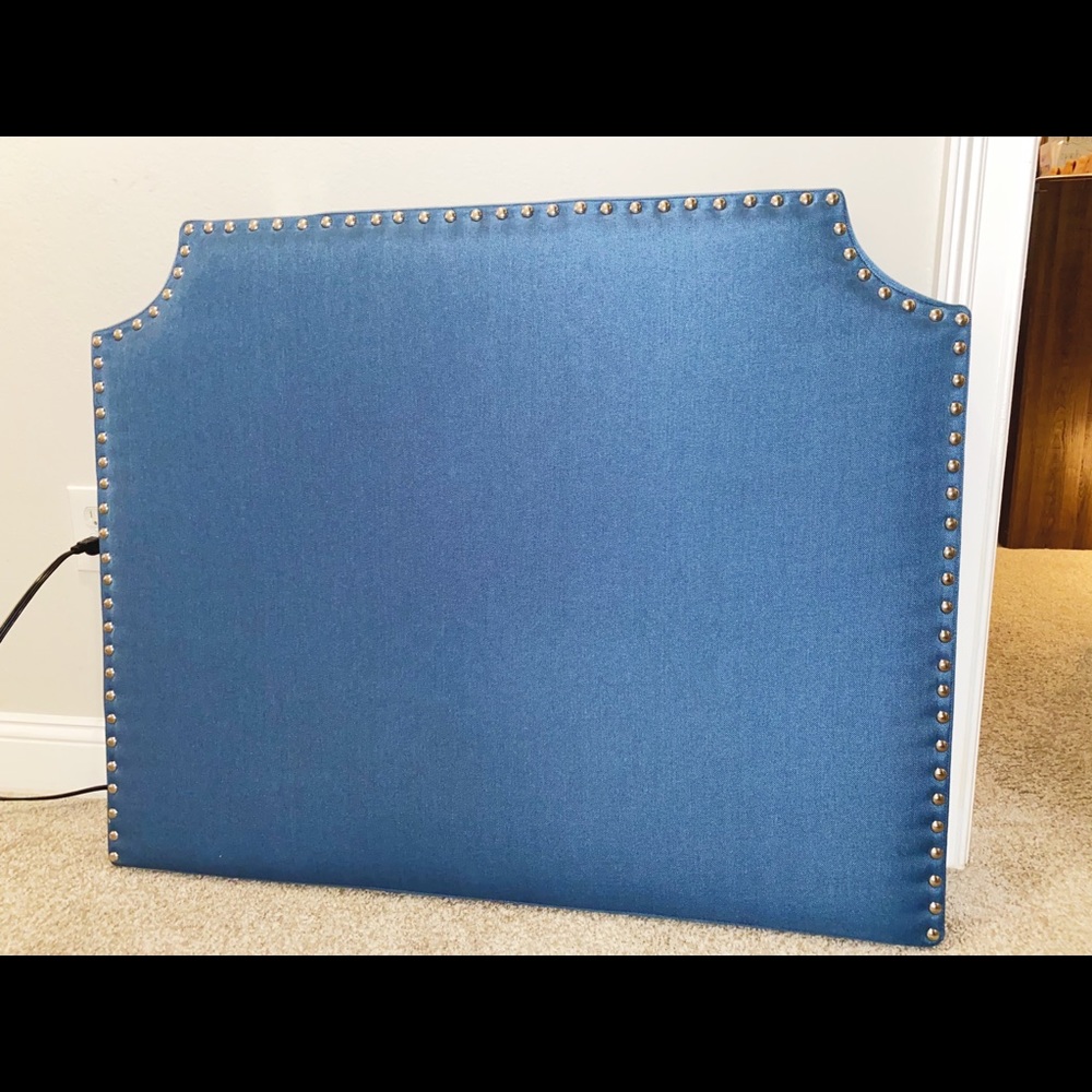 Studded Powered Twin Headboard
